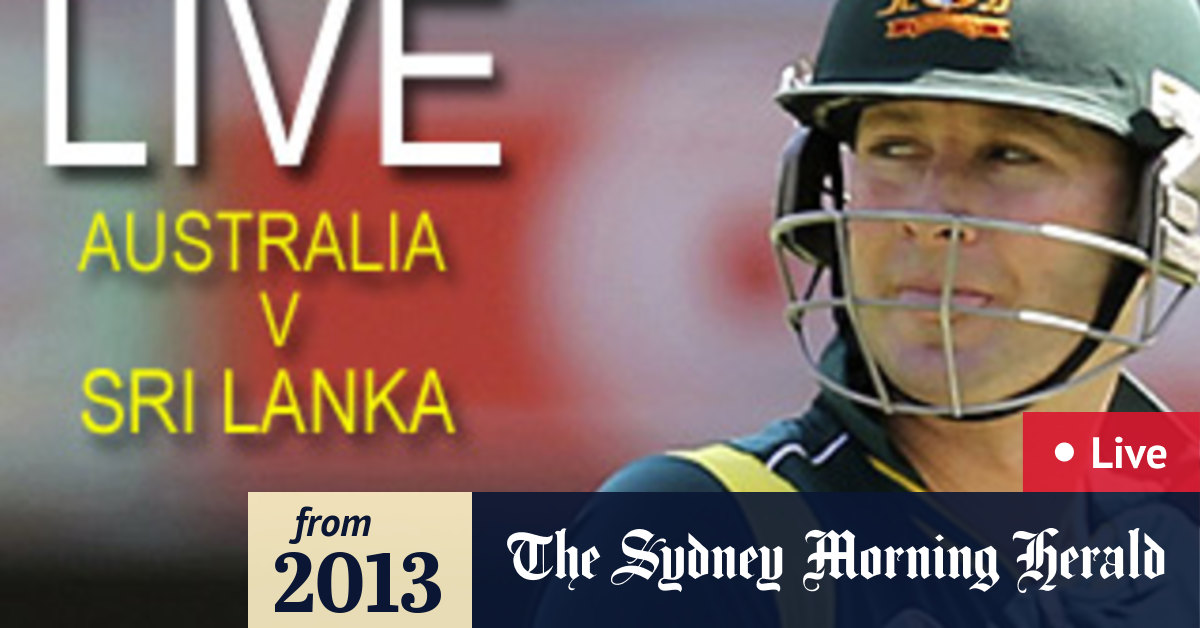 Live cricket commentary Australia v Sri Lanka 3rd ODI, Gabba
